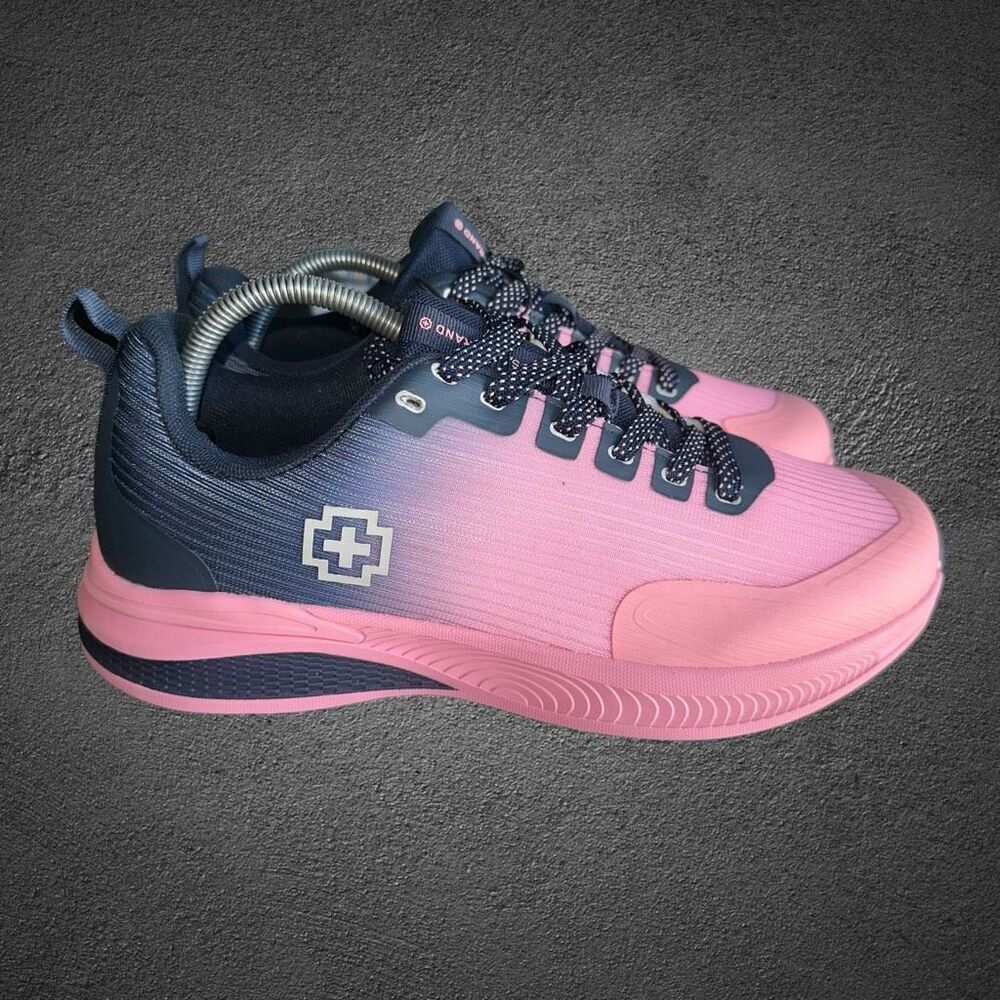 Swiss Brand Elasion Women’s Size 11 Shoe Pink Navy Blue Hiking Sneaker